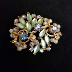 Rare VINTAGE 1950S FLORENZA BROOCH